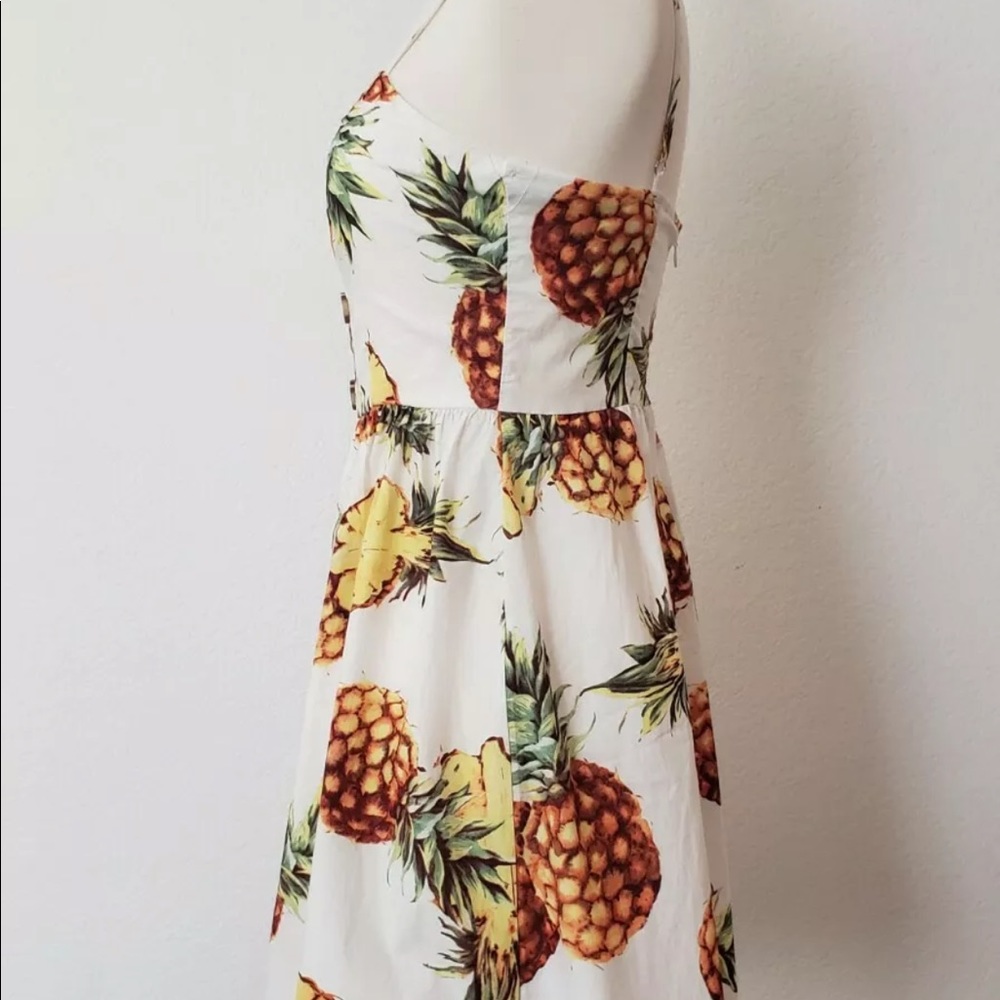 Anthropology size s pineapple tropical dress - Picture 4 of 12
